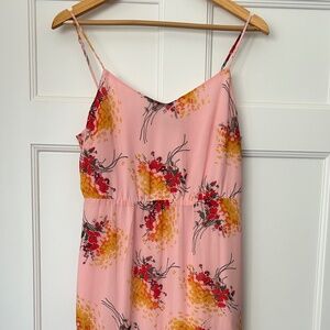 J. Crew Mercantile Long Floral Pink Dress
